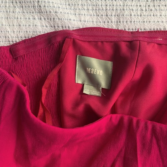 Anthropologie Maeve Brin Pink Strapless Jumpsuit - Picture 5 of 5